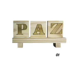 PORTA PALAVRAS C/3 LETRAS